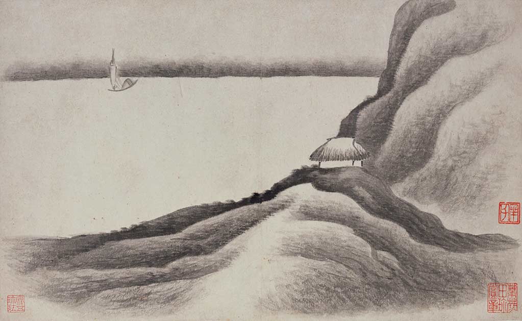 山水冊 頁一
