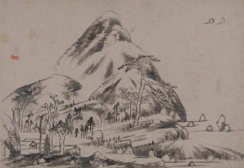 《山水冊》頁八